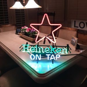 Heineken On Tap Sign