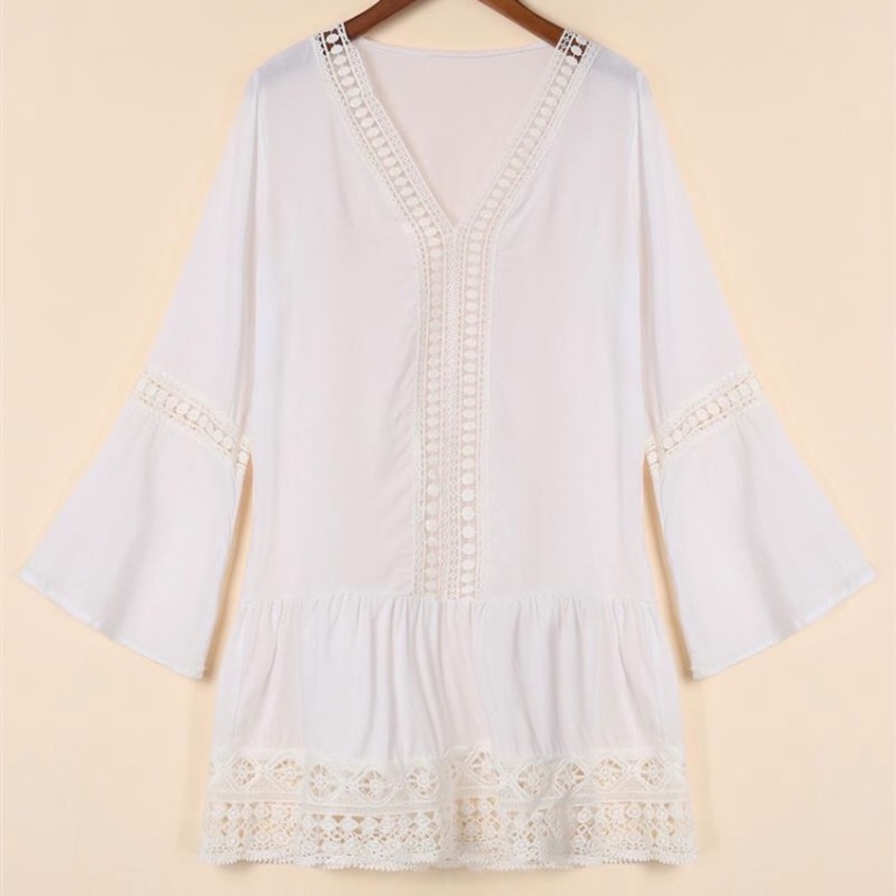 Boho Lace Dress & Top -Adorable  Fun - Picture 2 of 7