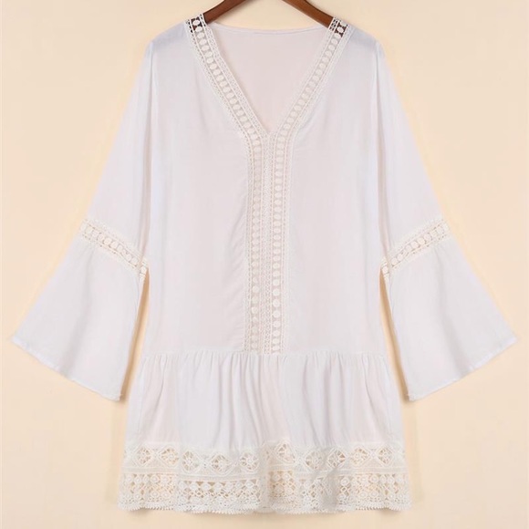 Boho Lace Dress & Top -Adorable  Fun - Picture 2 of 7