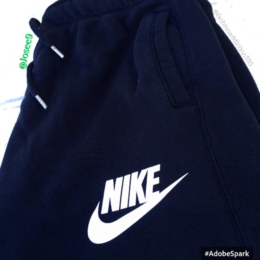 Nike women's black retro joggers pants sweatpants - Picture 3 of 4