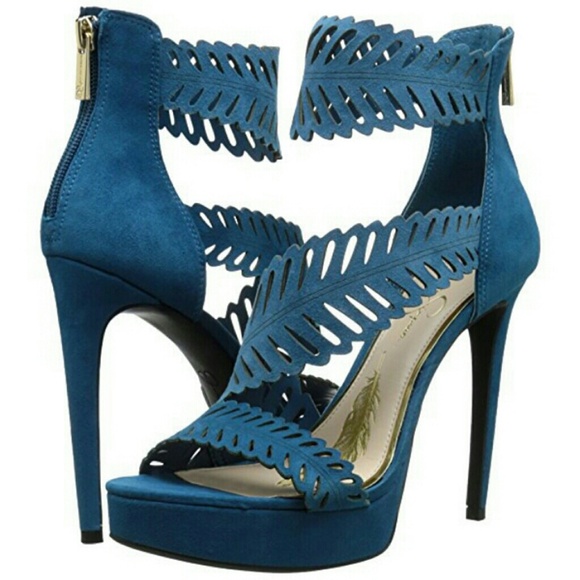 Jessica Simpson Shoes - 📬MONDAY MORNING SALE $25 TEAL BLUE HEELS