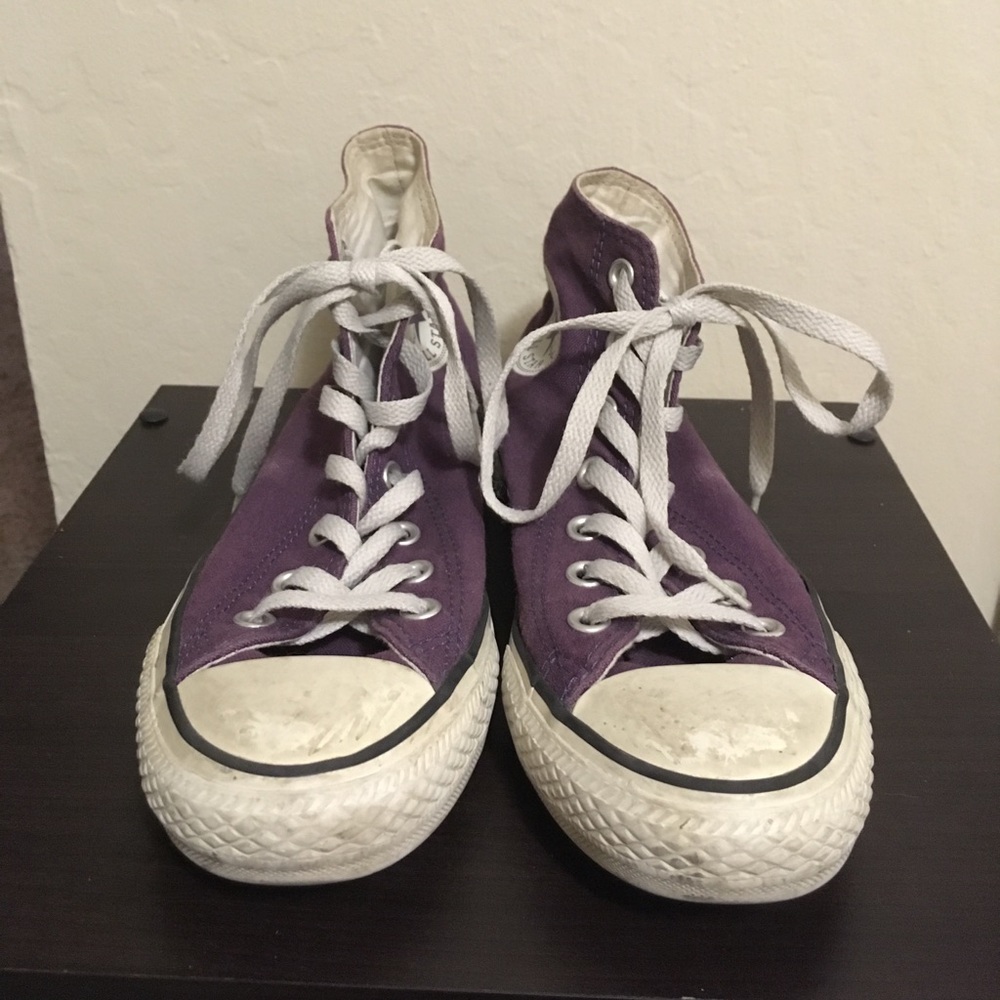 Converse High Tops - Eggplant