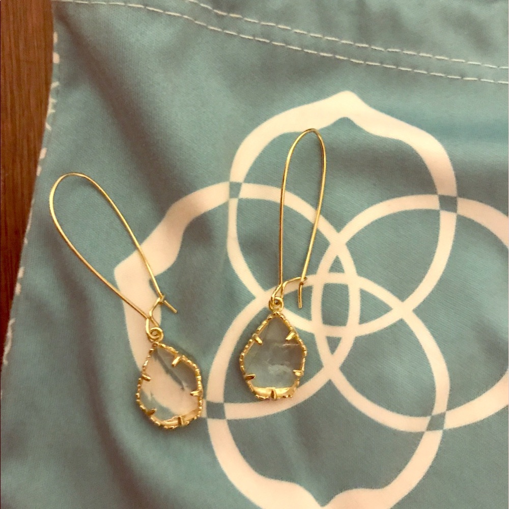 Kendra Scott Cathy cracked crystal glass