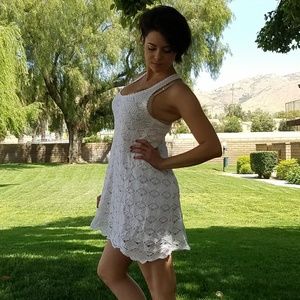 White dress/Beach cover up