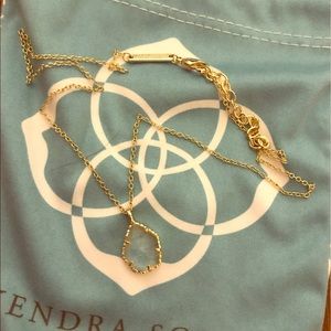 Kendra Scott Cracked glass necklace