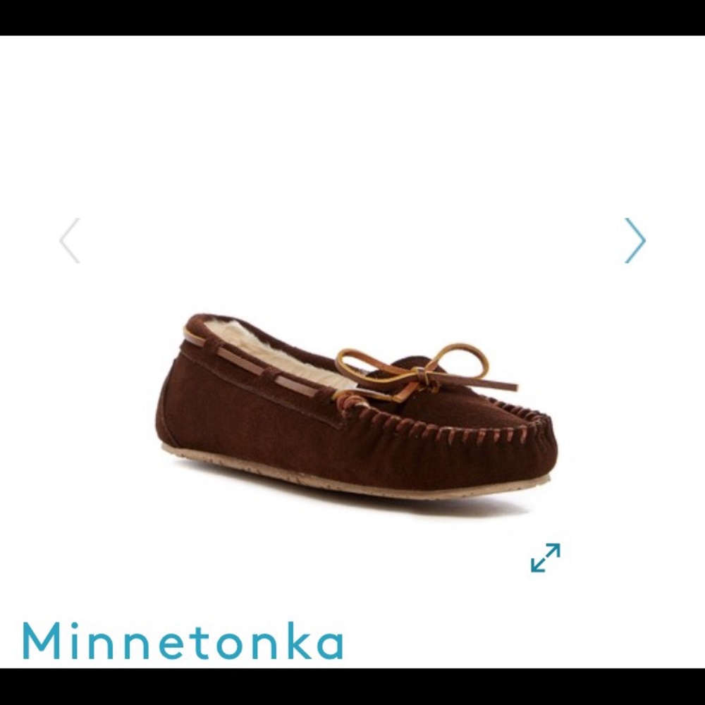 Minnetonka suede super warm & comfy slipper sz 6