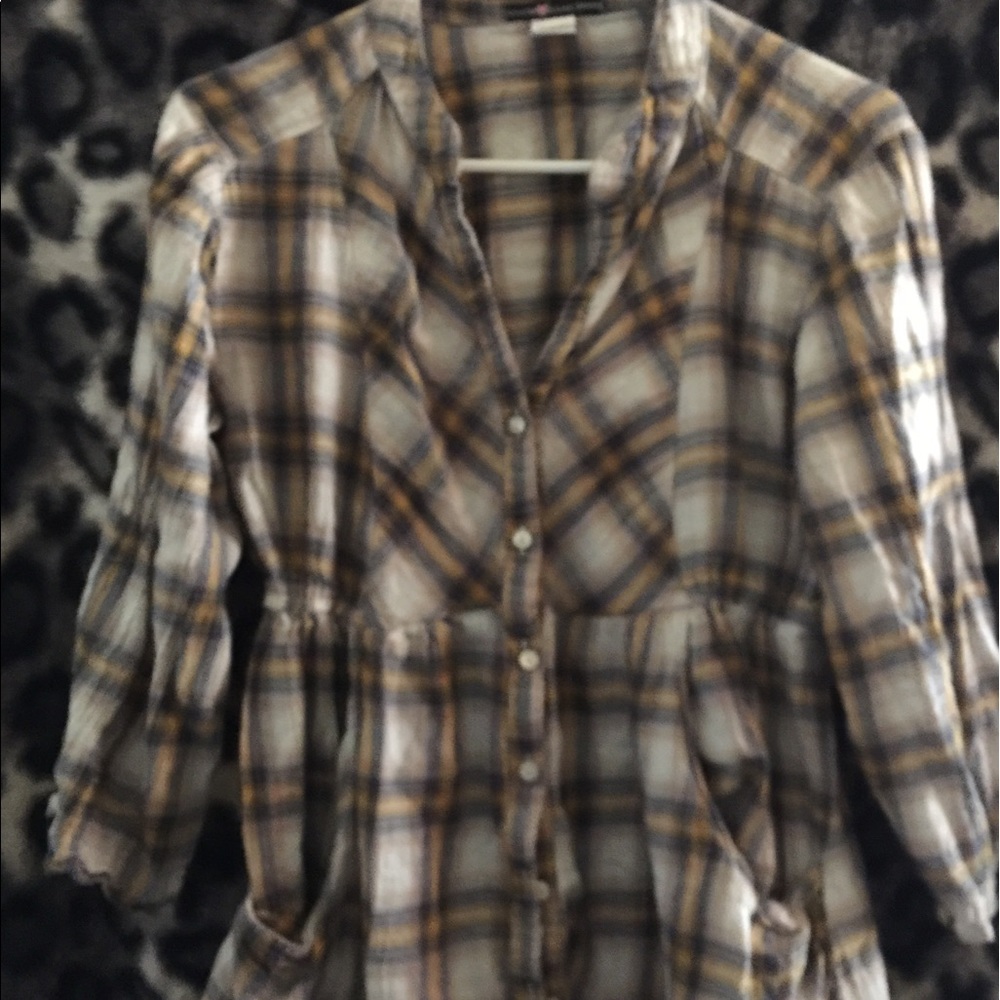 Flannel blouse