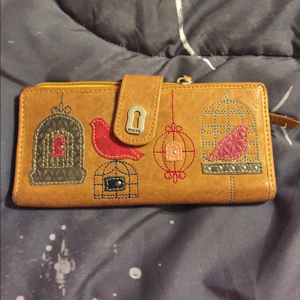 Fossil leather wallet