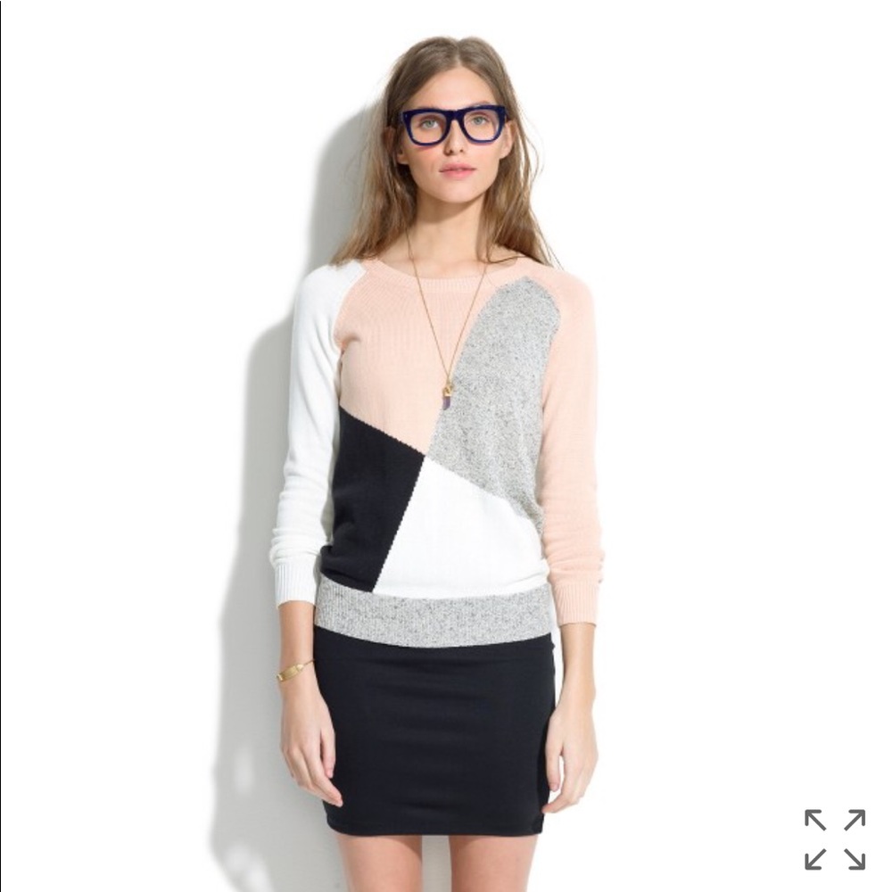 Madewell colorshift sweater