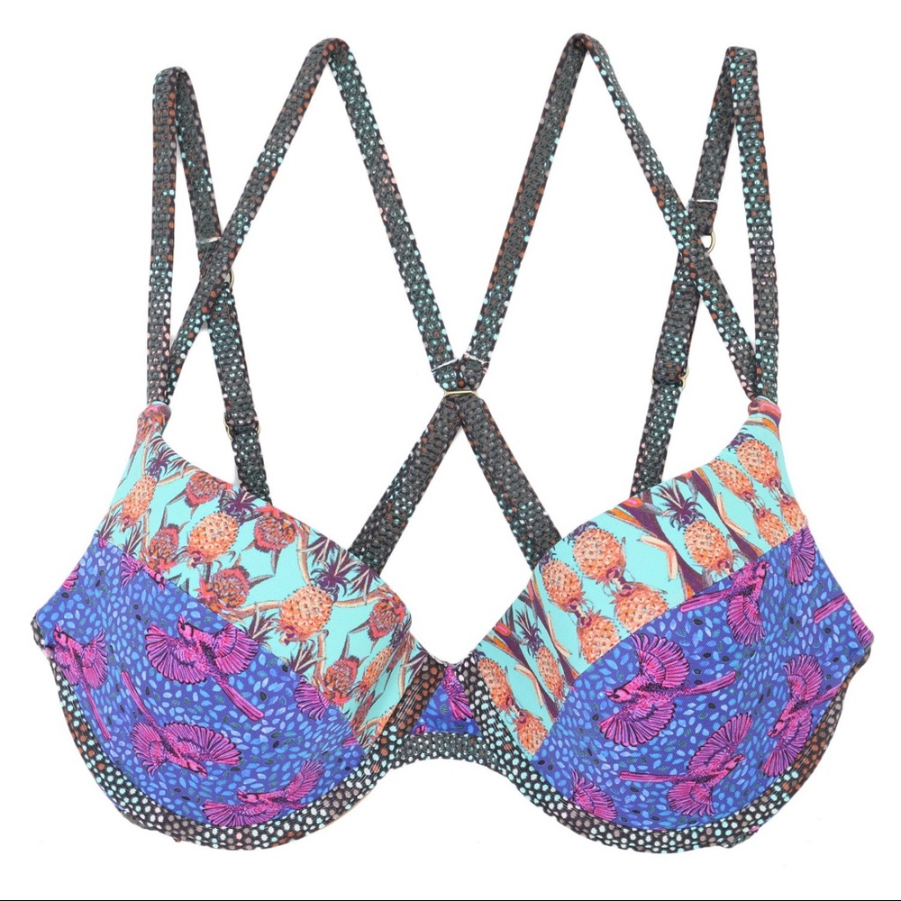 Maaji Dreams Ranch Lace Up Bikini Top 👙