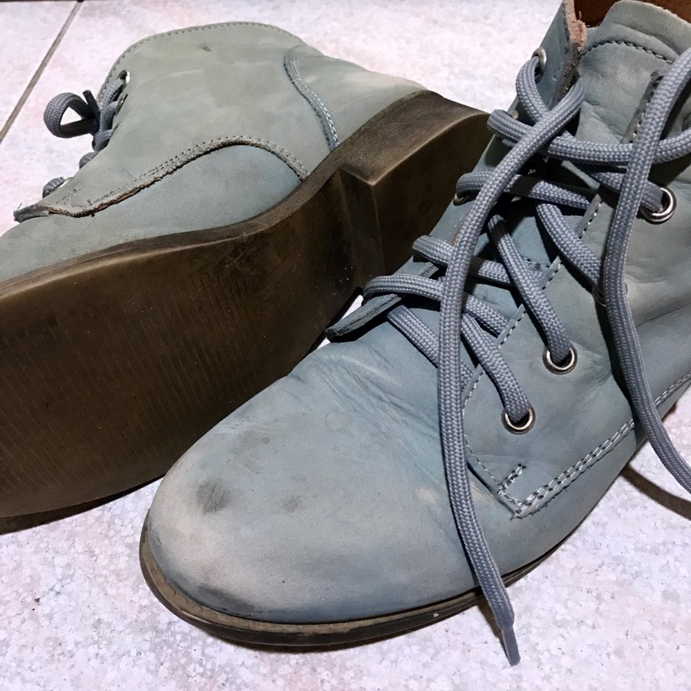 Steve Madden Light Blue Combat