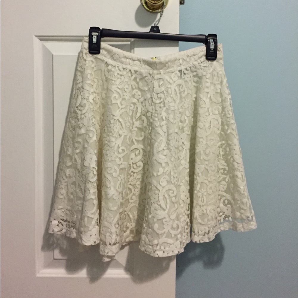 H&M lace circle/skater skirt
