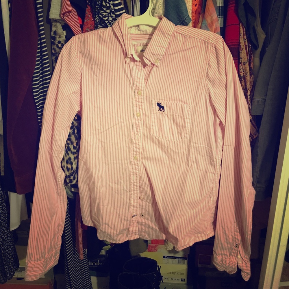 A&F collared shirt