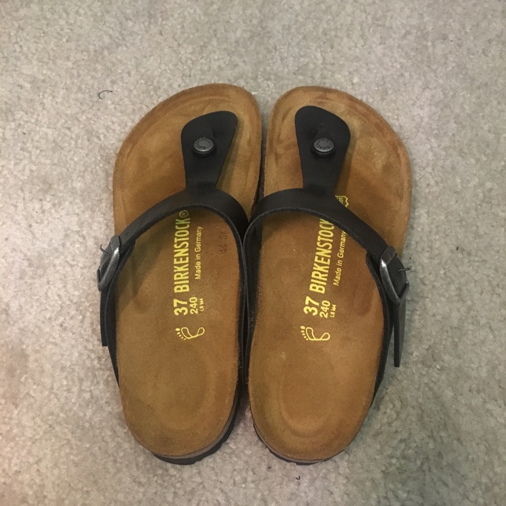 Birkenstock - Gizeh Black Birko-Flor