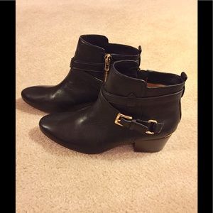 Coach Pauline Women US 9.5 Black Ankle Boot