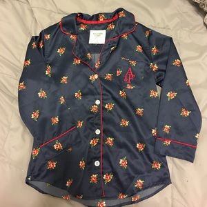 Abercrombie & Fitch silk pajama shirt
