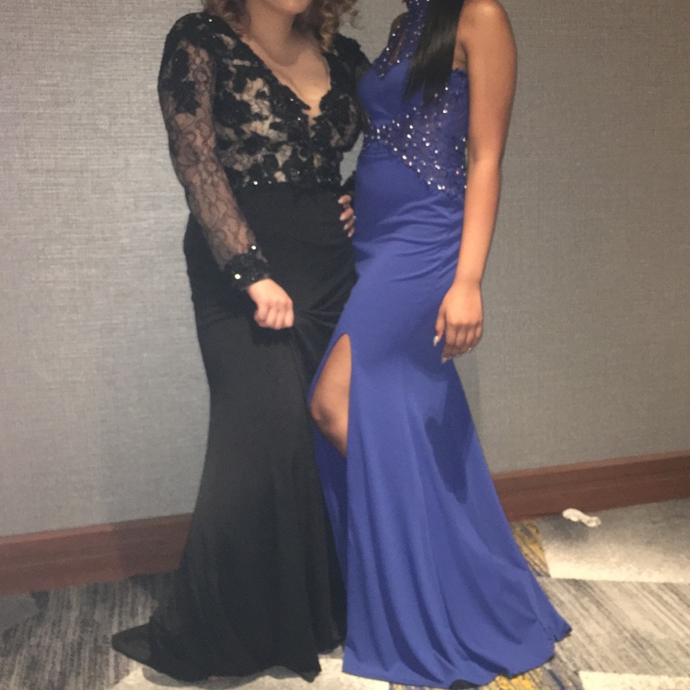 BLACK & Nude Prom dress