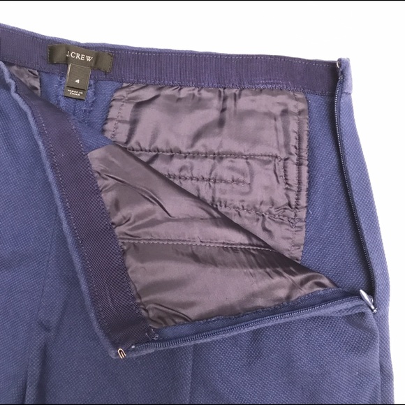 Women’s J. Crew Blue Shorts Size 4 - Picture 2 of 3