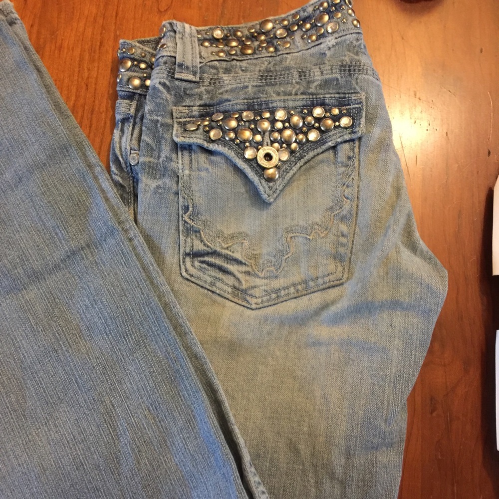 Miss me jeans. Bootcut. Size: 27x32