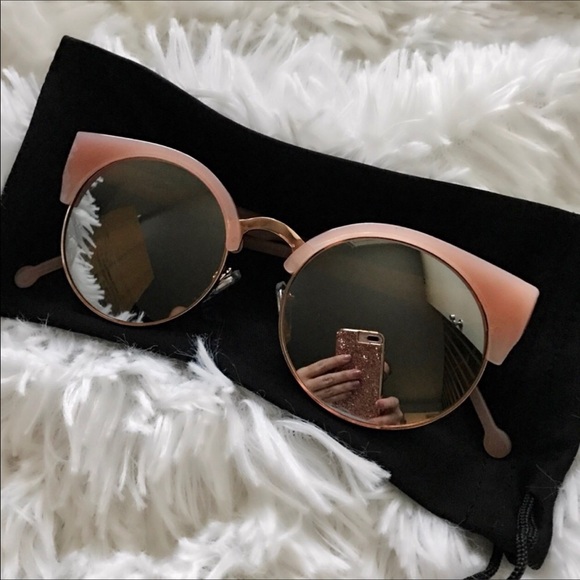 LAST PAIR! NEW! MODIFIED CLUBMASTER BLUSH ROSEGOLD - Picture 2 of 8