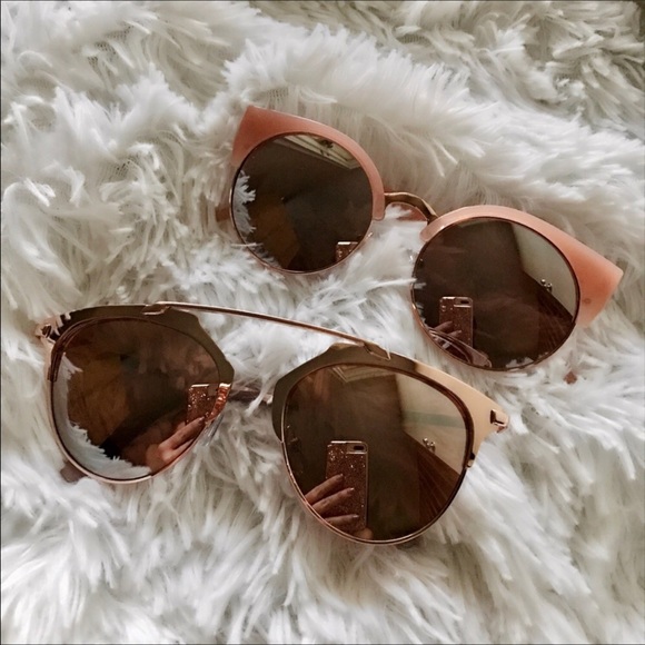 LAST PAIR! NEW! MODIFIED CLUBMASTER BLUSH ROSEGOLD - Picture 7 of 8