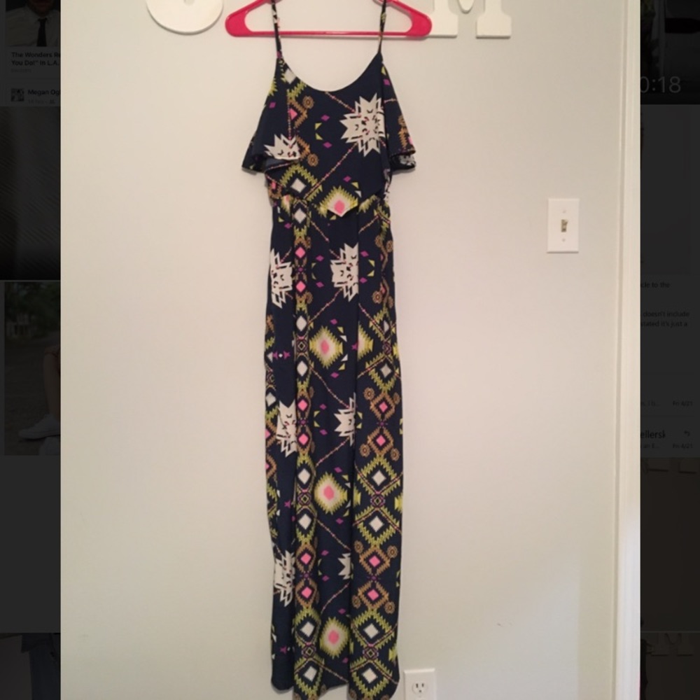 Navy Blue Maxi Dress