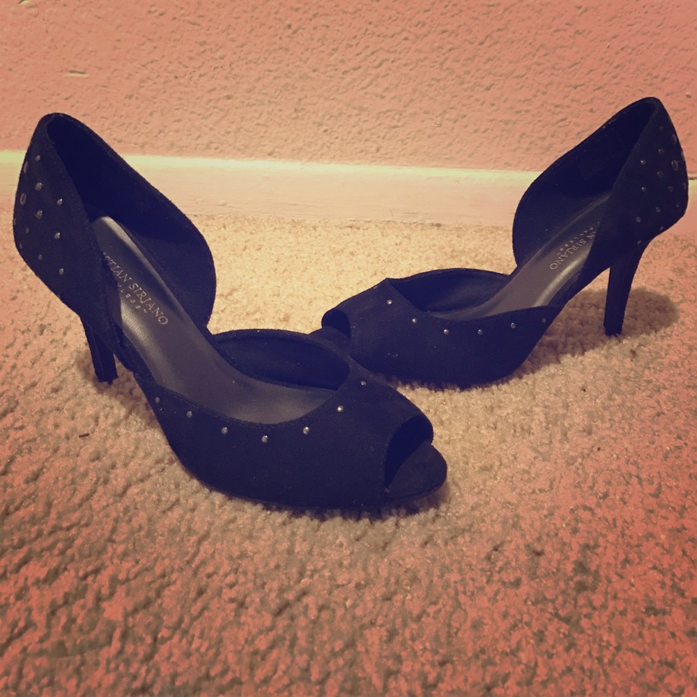 🌚🖤Black high heels