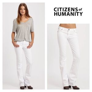 COH Kelly lowrise bootcut white jeans