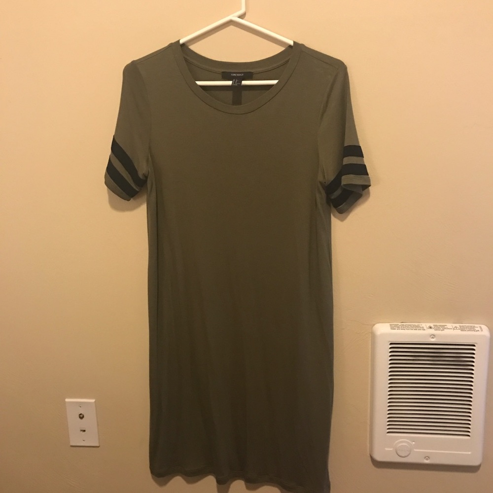 Forest green dress