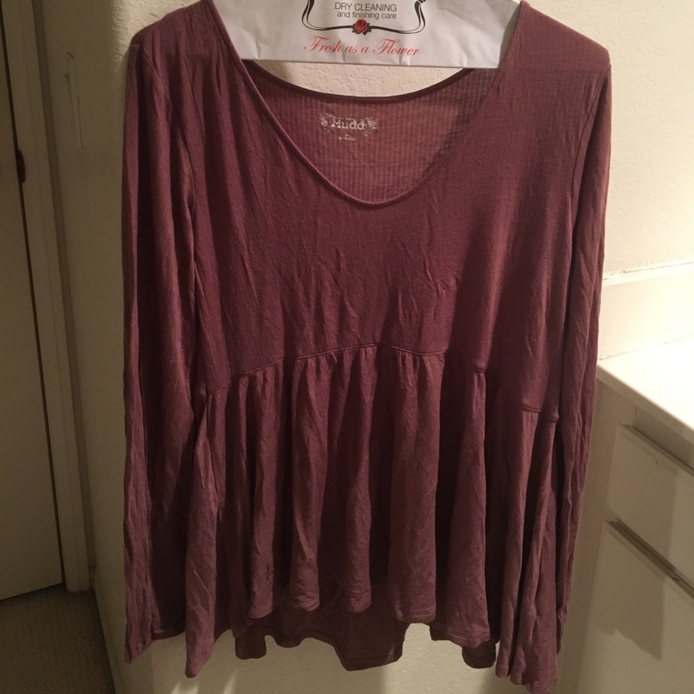 Long sleeve flowy top