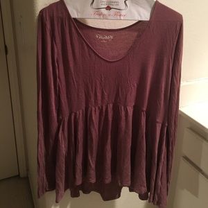 Long sleeve flowy top