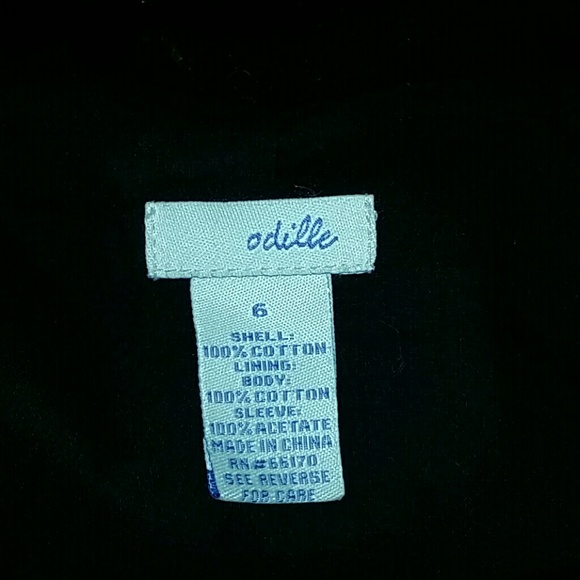 Odille Anthropologie Black Blazer Jacket - Picture 4 of 4