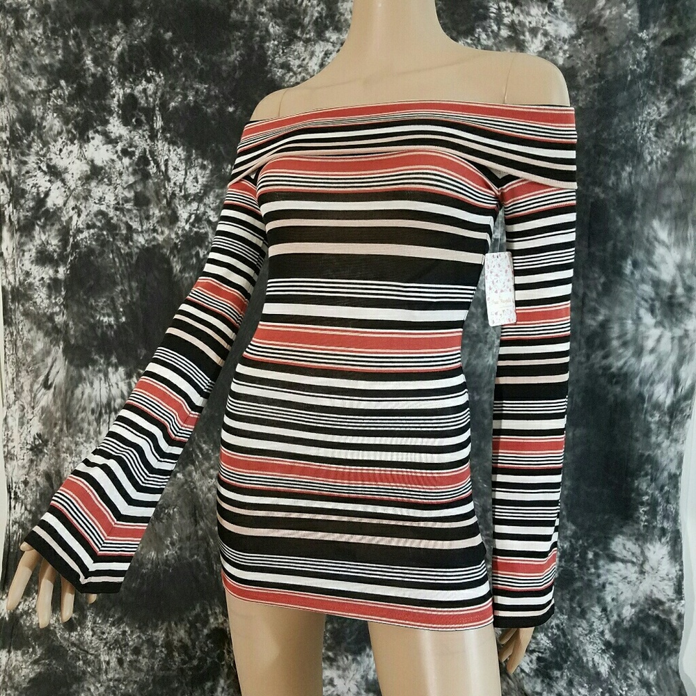 Free People XS (0) Portland Striped Tunic
