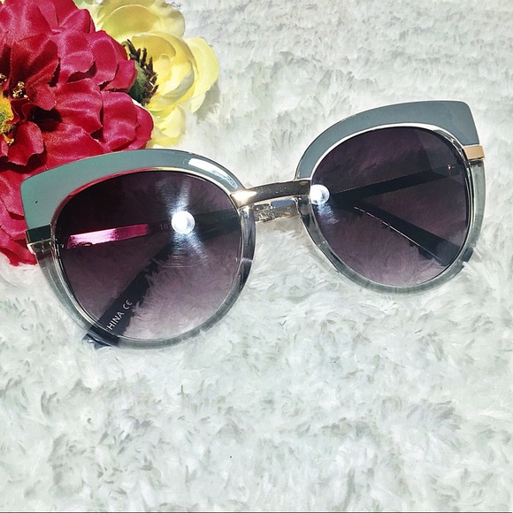 "50 Shades"  Retro Cat Eye Sunglasses - Picture 2 of 4