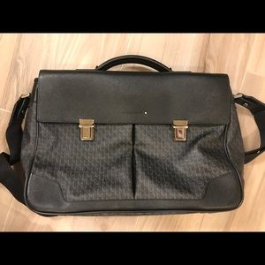 Montblanc double gusset laptop bag