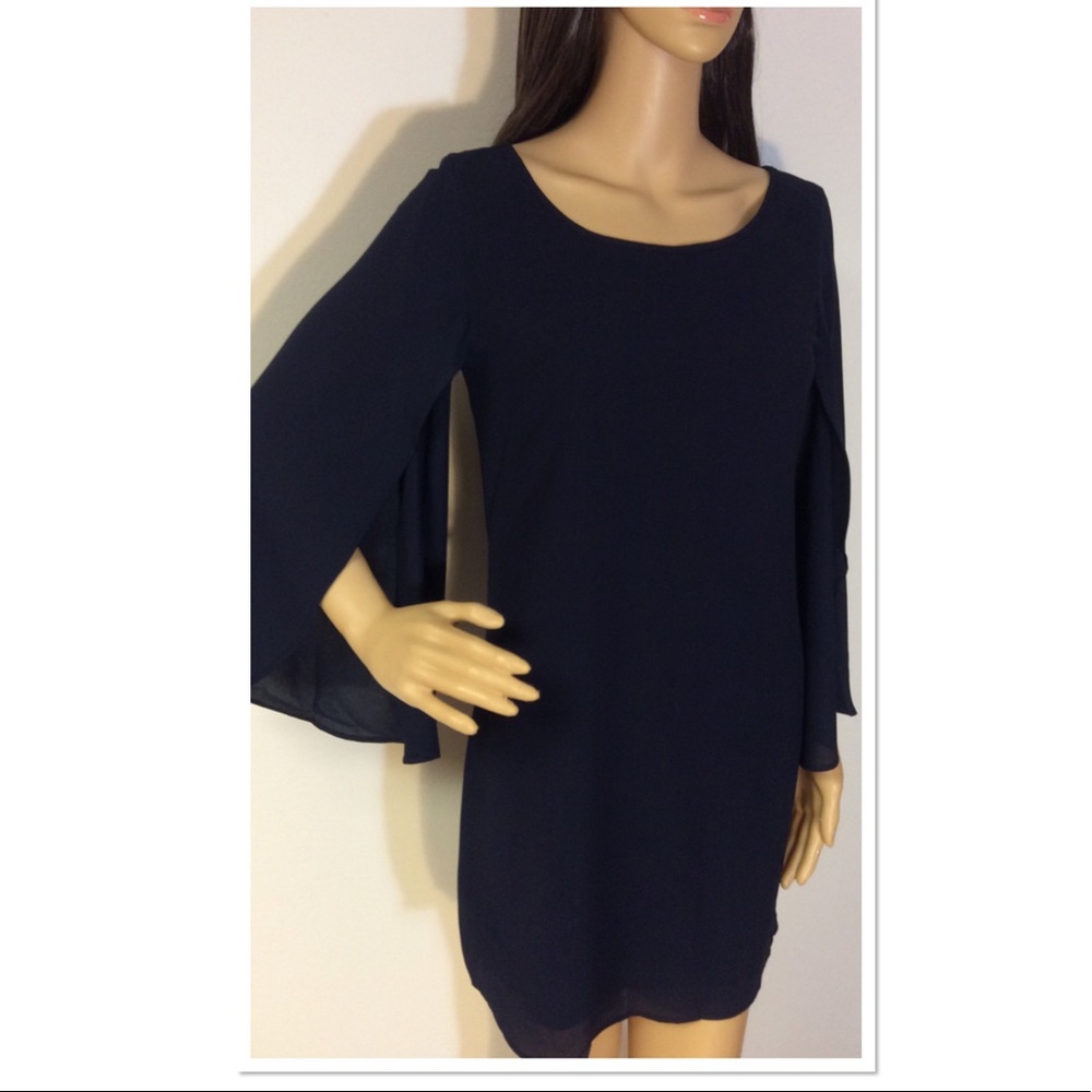 GORGEOUS NAVY BLUE DRESS - Picture 3 of 3