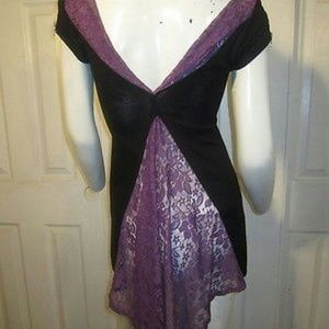 Goth Skull Zipper Top Lace