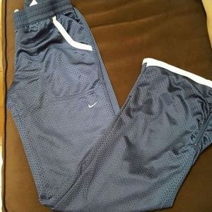 NWOt blue and white jersey athletic track pants