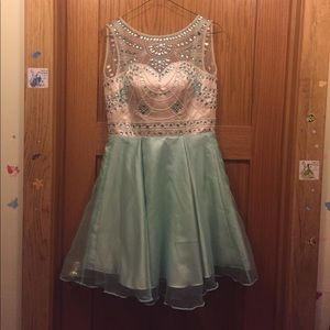 Formal beaded dress