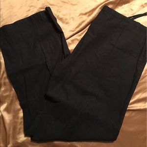 Alloy linen pants. Size XXXL 37" inseam. Black.