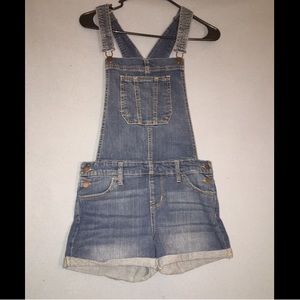 Juniors Denim Overalls - X-Small fits medium