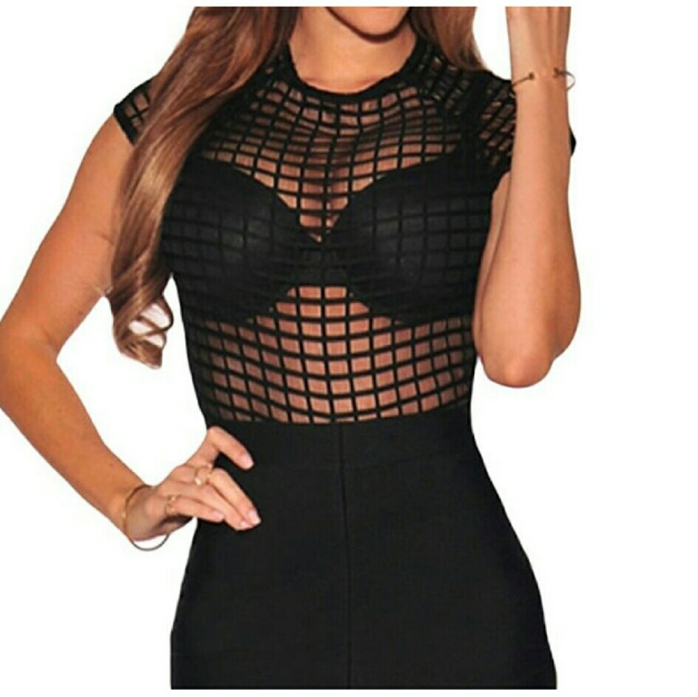 Bodysuit cage top