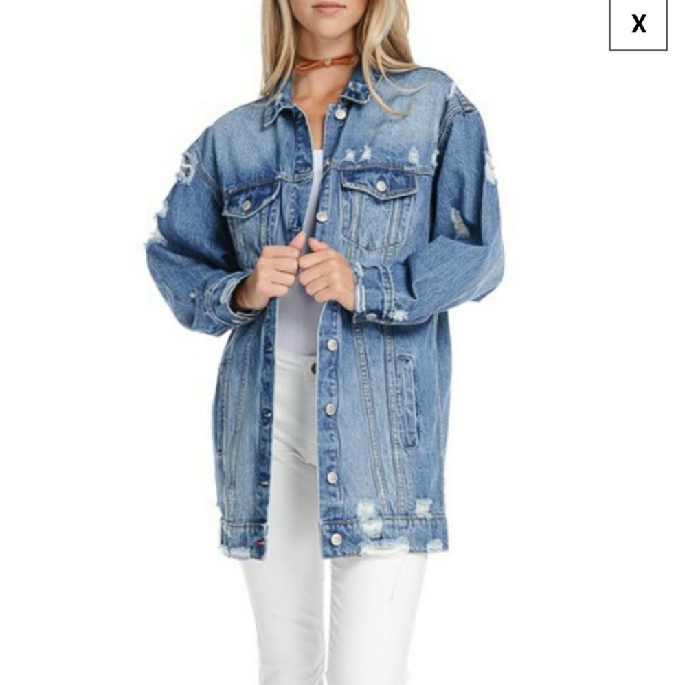 Apricot Lane - Fiore - Oversized jean jacket