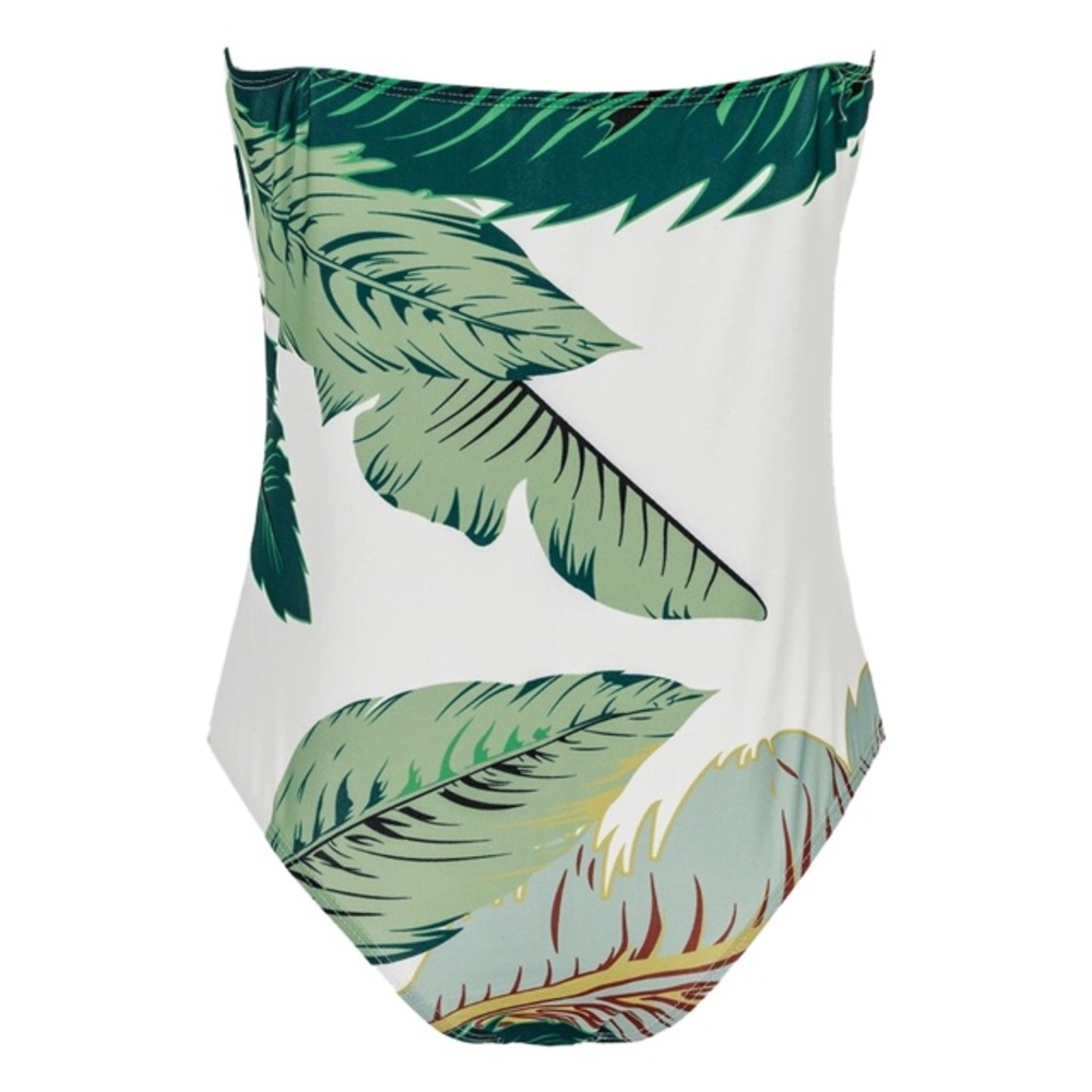 ๐HP๐Strapless One Piece SWIMSUIT Palm Gally Cook - Picture 4 of 4