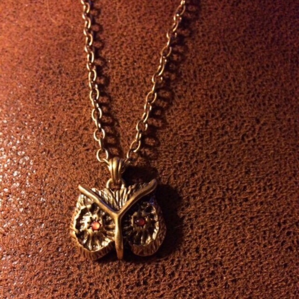 LUCKY BRAND Owl Pendant & Chain