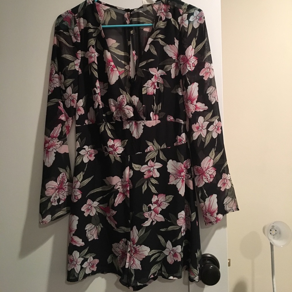 Adorable floral Romper