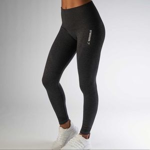 Gymshark Seamless Leggings Full length Black Marl