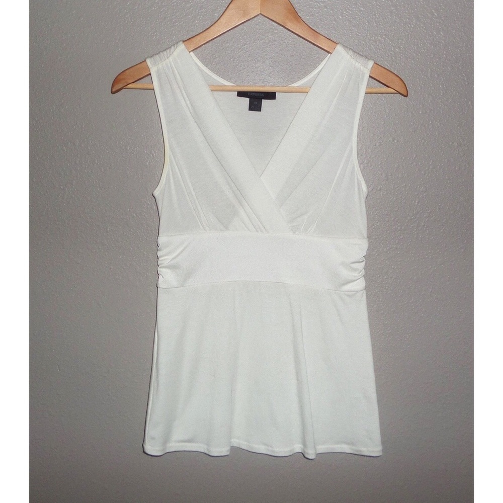 Express Sleeveless Ruched Top