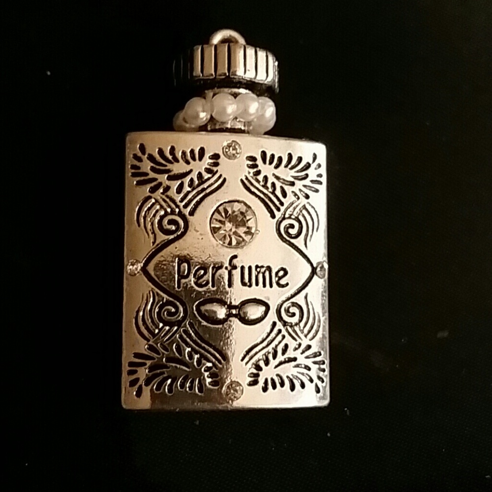 Necklace Charm FAUX mini purfume bottle.