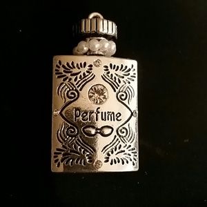 Necklace Charm FAUX mini purfume bottle.